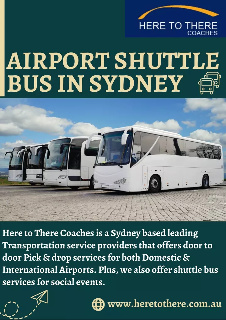 airport shuttle bus in sydney