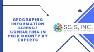 geographic information science consulting in polk