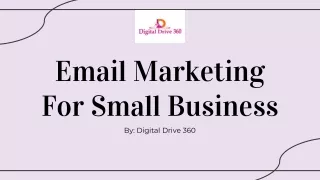 Email Marketing For Small Business