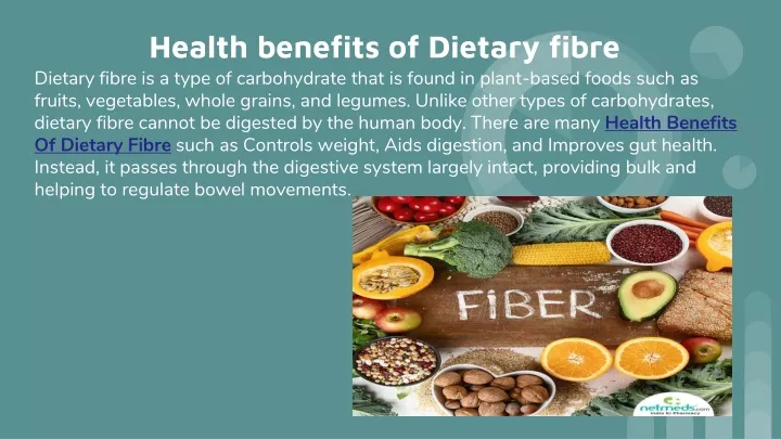 health benefits of dietary fibre