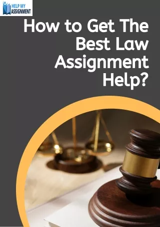 How to Get The Best Law Assignment Help