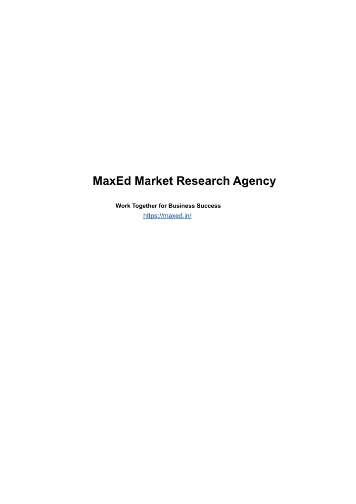 maxed market research agency