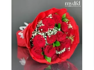 15 Red Roses Valentine Bouquet