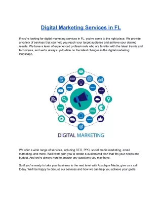 digital marketing services in fl