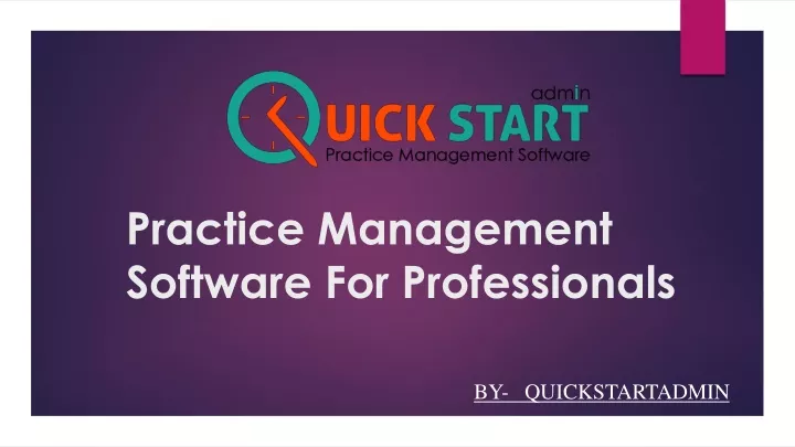 practice management software for professionals