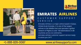 Emirates Airlines Flight Booking, Cancellation & Refund Policy @  1-888-826-0067