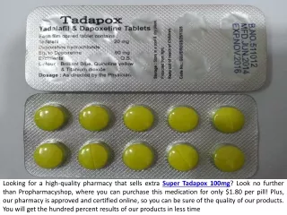 Super Tadapox 100mg