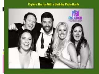Capture the Fun with a Birthday Photo booth