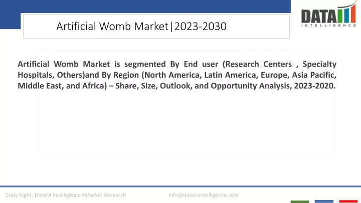 artificial womb market 2023 2030