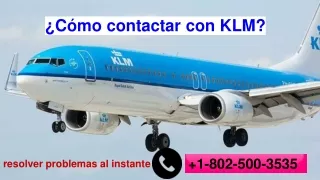 c mo contactar con klm