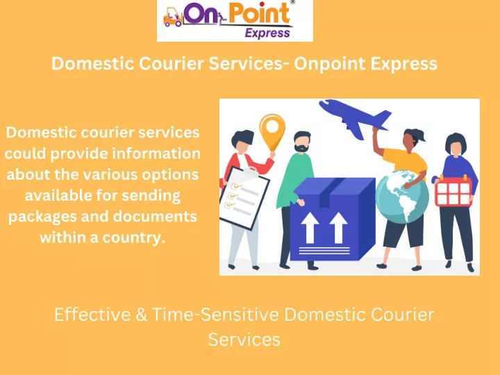 domestic courier services onpoint express