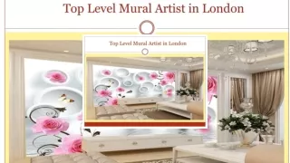 Top Level Mural Artist in London  Alexander Frederick