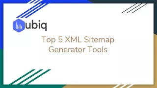 Top 5 XML Sitemap Generator Tools