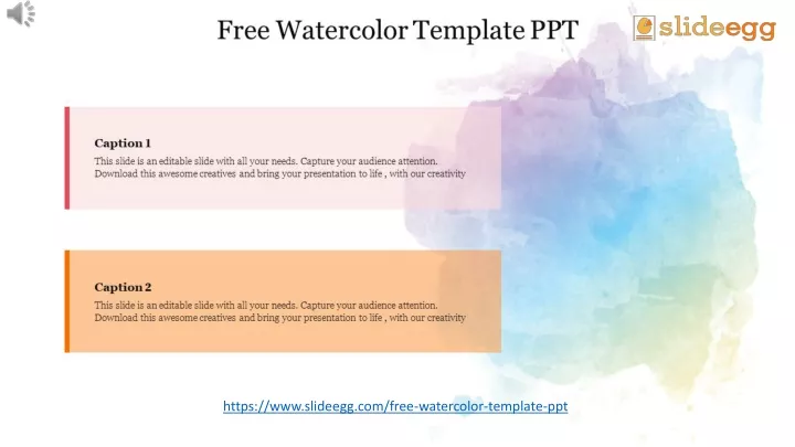 https www slideegg com free watercolor template