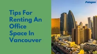 tips for renting an office space in vancouver