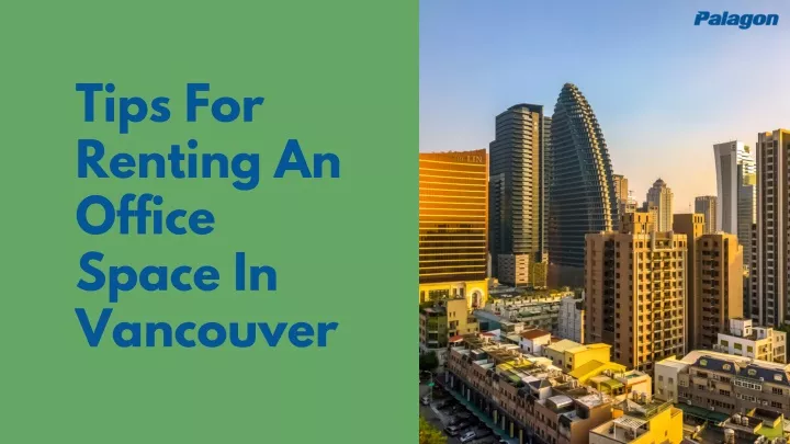 tips for renting an office space in vancouver