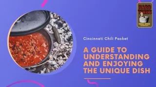 Cincinnati Chili Mix Packet