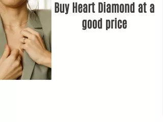 buy heart diamond at a good price