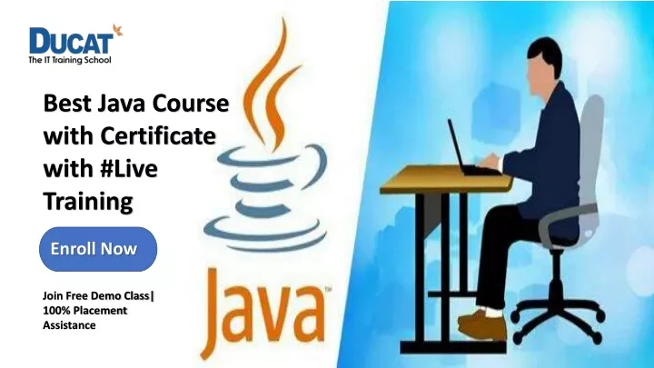 best java course with certificate with live