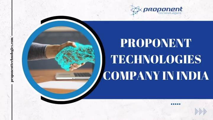 proponent technologies company in india