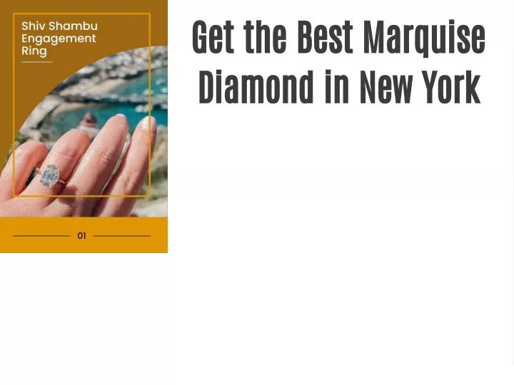 get the best marquise diamond in new york