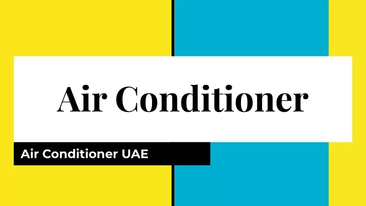 presentation about air conditioner