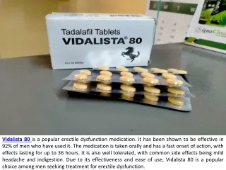 Vidalista 80