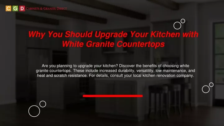 why you should upgrade your kitchen with white