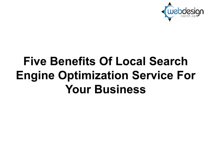 five benefits of local search engine optimization