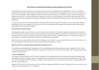 5 key factors to consider before finalizing