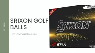 Best Srixon golf balls