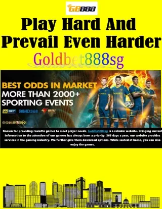 Asia Best Sports Betting Online Singapore Site 2023 | Goldbet888sg