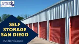 Self-storage services in San Diego
