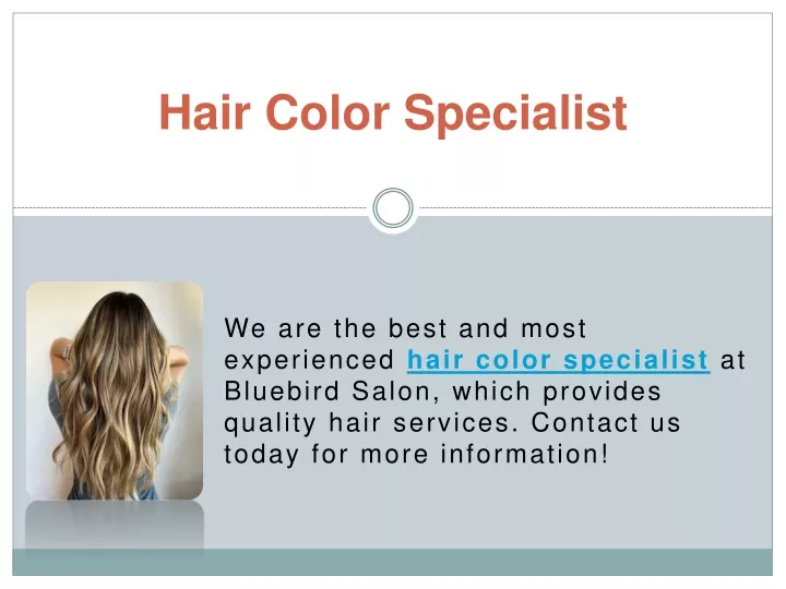 hair color specialist