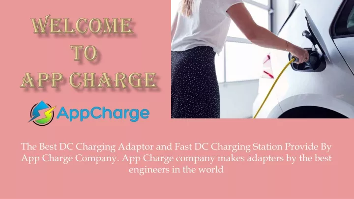 welcome to app charge