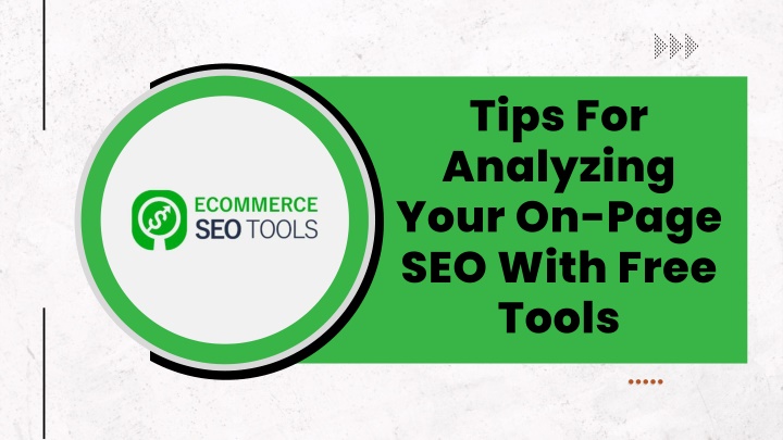 tips for analyzing your on page seo with free