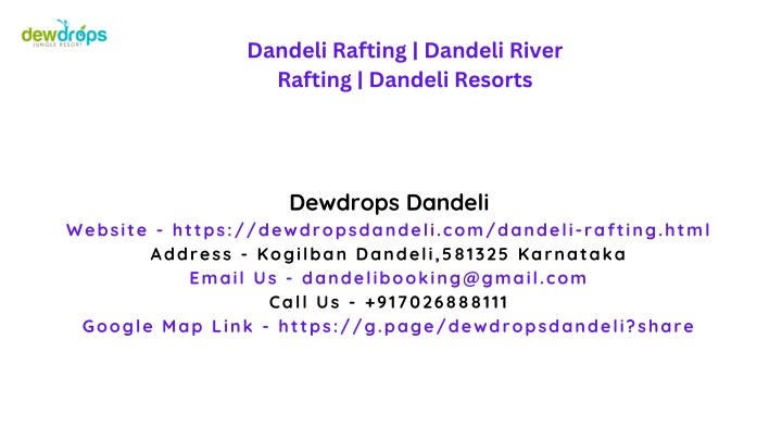 dandeli rafting dandeli river rafting dandeli