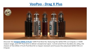 voopoo drag x plus