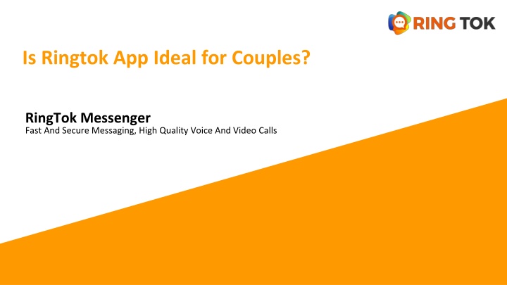 is ringtok app ideal for couples