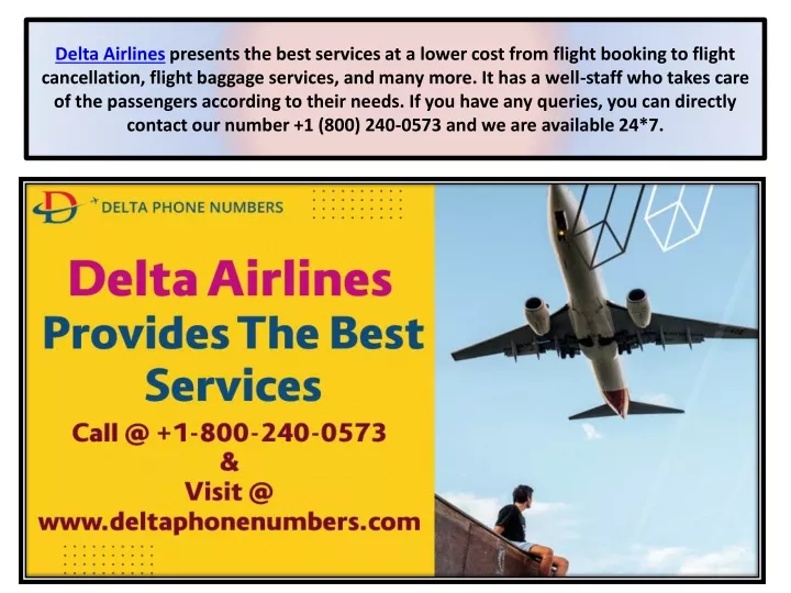 delta airlines presents the best services