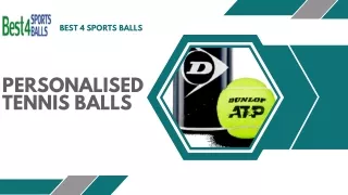 Personalised Tennis Balls