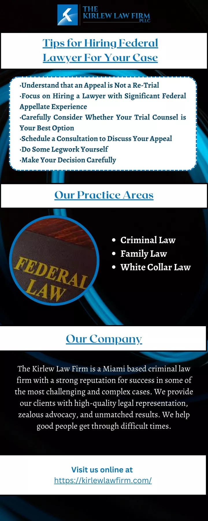tips for hiring federal lawyer for your case