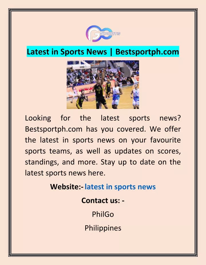 latest in sports news bestsportph com