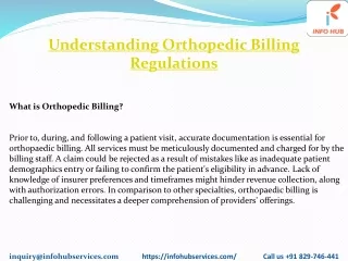 Understanding Orthopedic Billing Regulations
