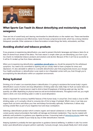 The Evolution of detoxify amazon