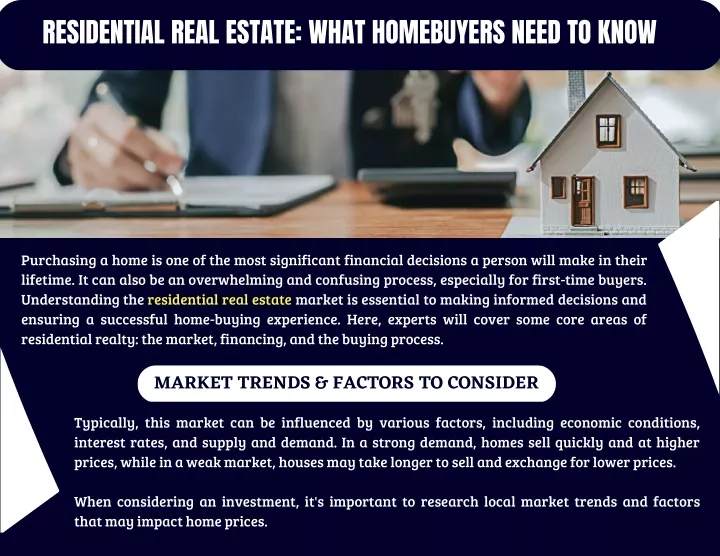 residential real estate what homebuyers need