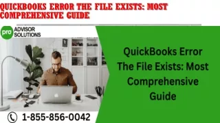 quickbooks error the file exists most comprehensive guide