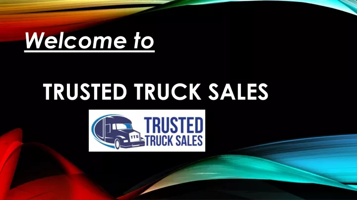 trusted truck sales