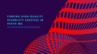 Finding High-Quality Disability Services in Perth WA