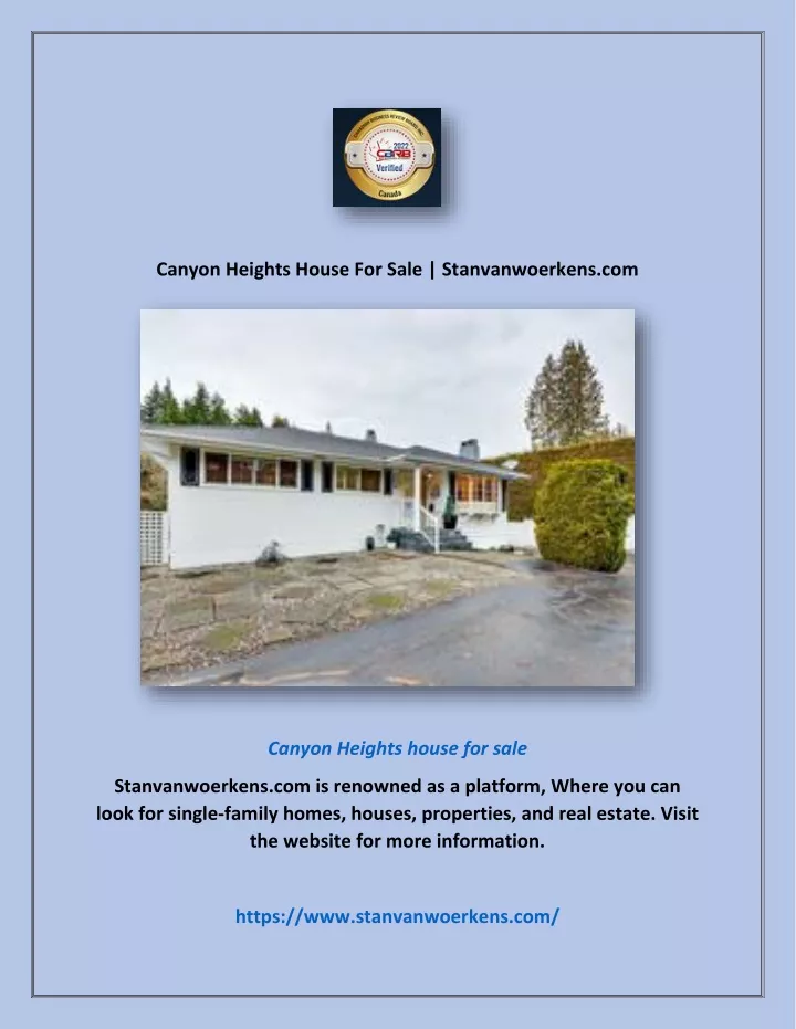 canyon heights house for sale stanvanwoerkens com